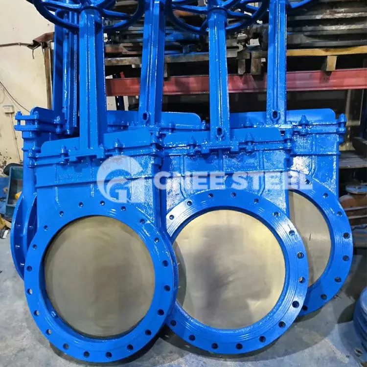 Nožasti zaporni ventil iz litega železa