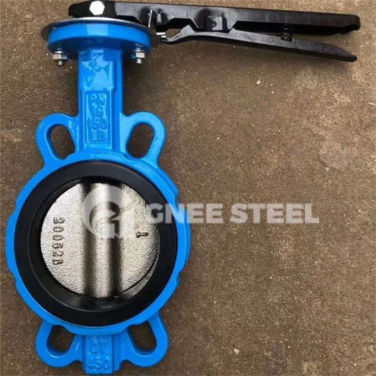 Metuljasti ventil za rezine iz litega železa