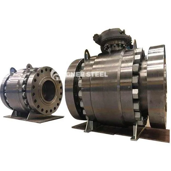 Kroglični ventili, nameščeni v jekleni stekel