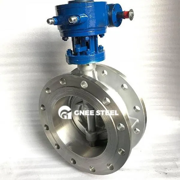 Dvojna prirobnica ventila metulja