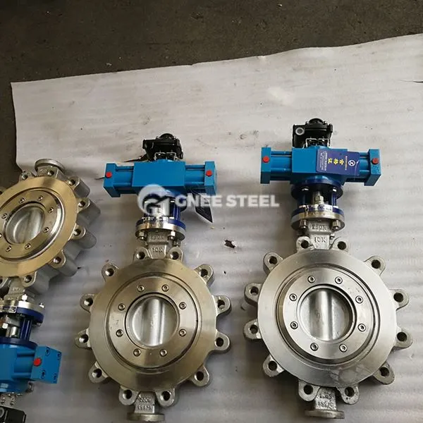 Dupleksni jekleni ventili za metulje