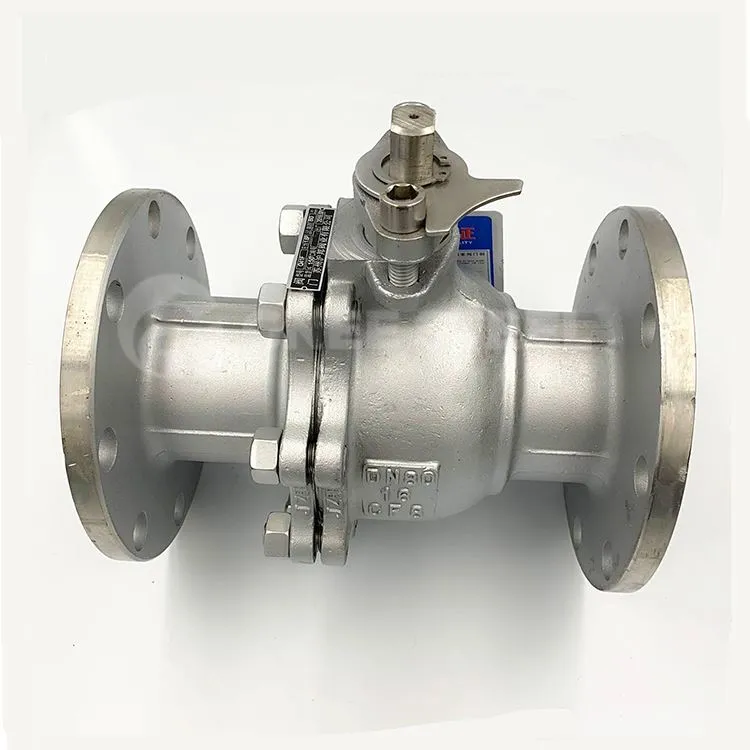 Krogelni ventili s prirobnico iz nerjavečega jekla