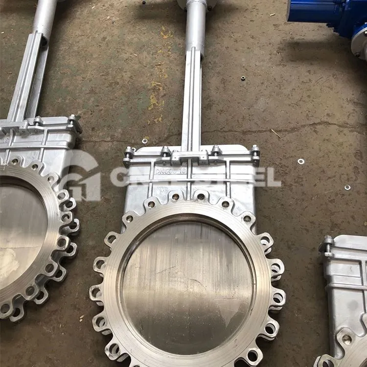 Nožasti zaporni ventil