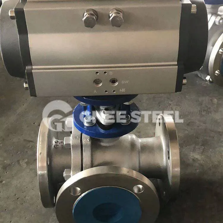 Motoriziran 3-potni krogelni ventil