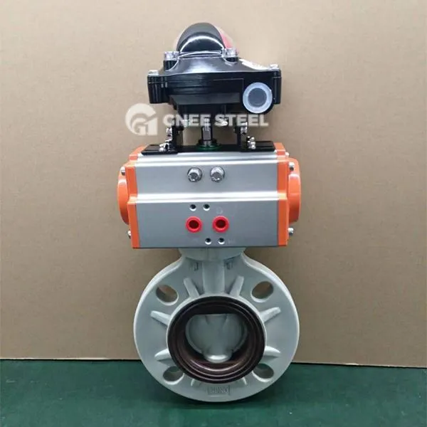 Pnevmatični aktivirani ventili za metulje