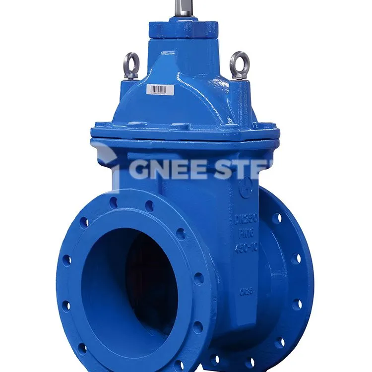 Prožen zaporni ventil s sedežem z nedvižnim steblom