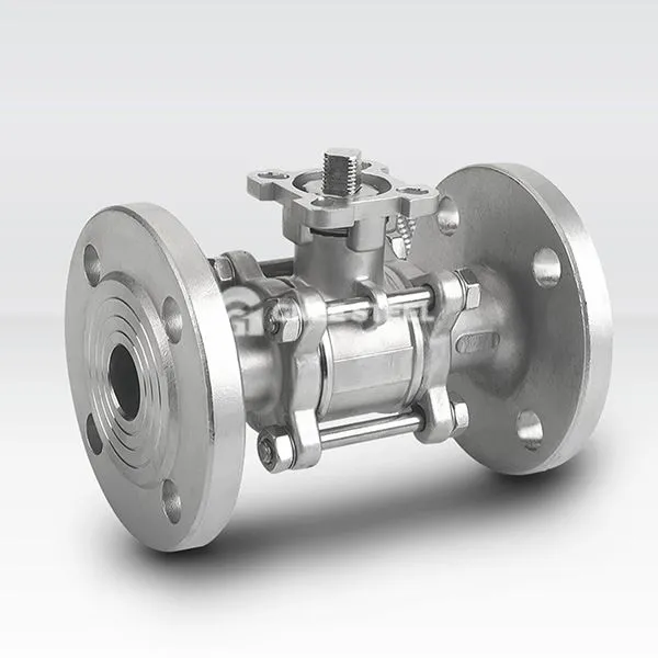 Tridelni kroglični ventil