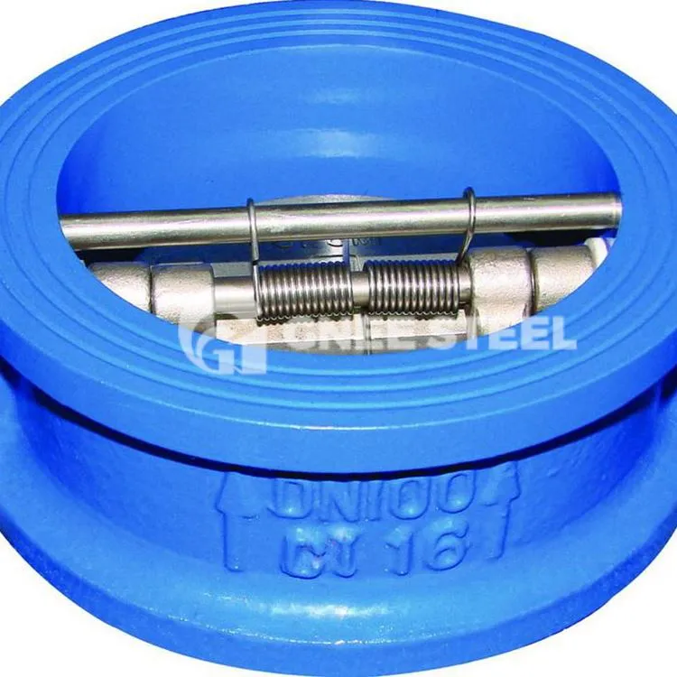 Kontrolni ventil z dvojno ploščo Wafer